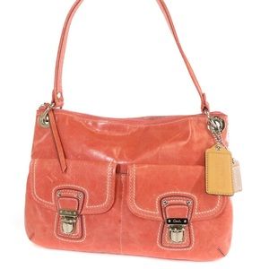 Authentic Coach Poppy Leather Bag-GUC